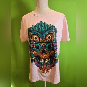 Mexican T-Shirt Size Medium  Skull Day Of The Dead Dia De Los  Mexico